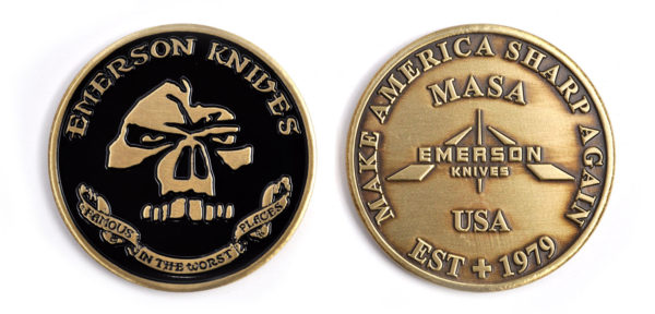 Emerson Knives MASA Challenge Coin